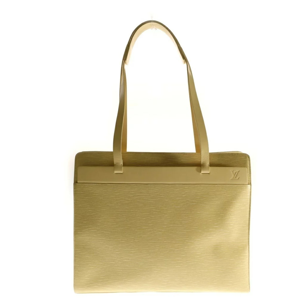 LOUIS VUITTON Epi Croisette Shoulder Tote Bag Yellow